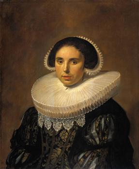 弗朗斯 哈爾斯 Portrait of a woman possibly Sara Wolphaerts van Diemen